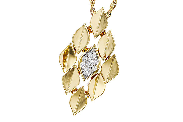 C321-37241: NECKLACE .15 TW