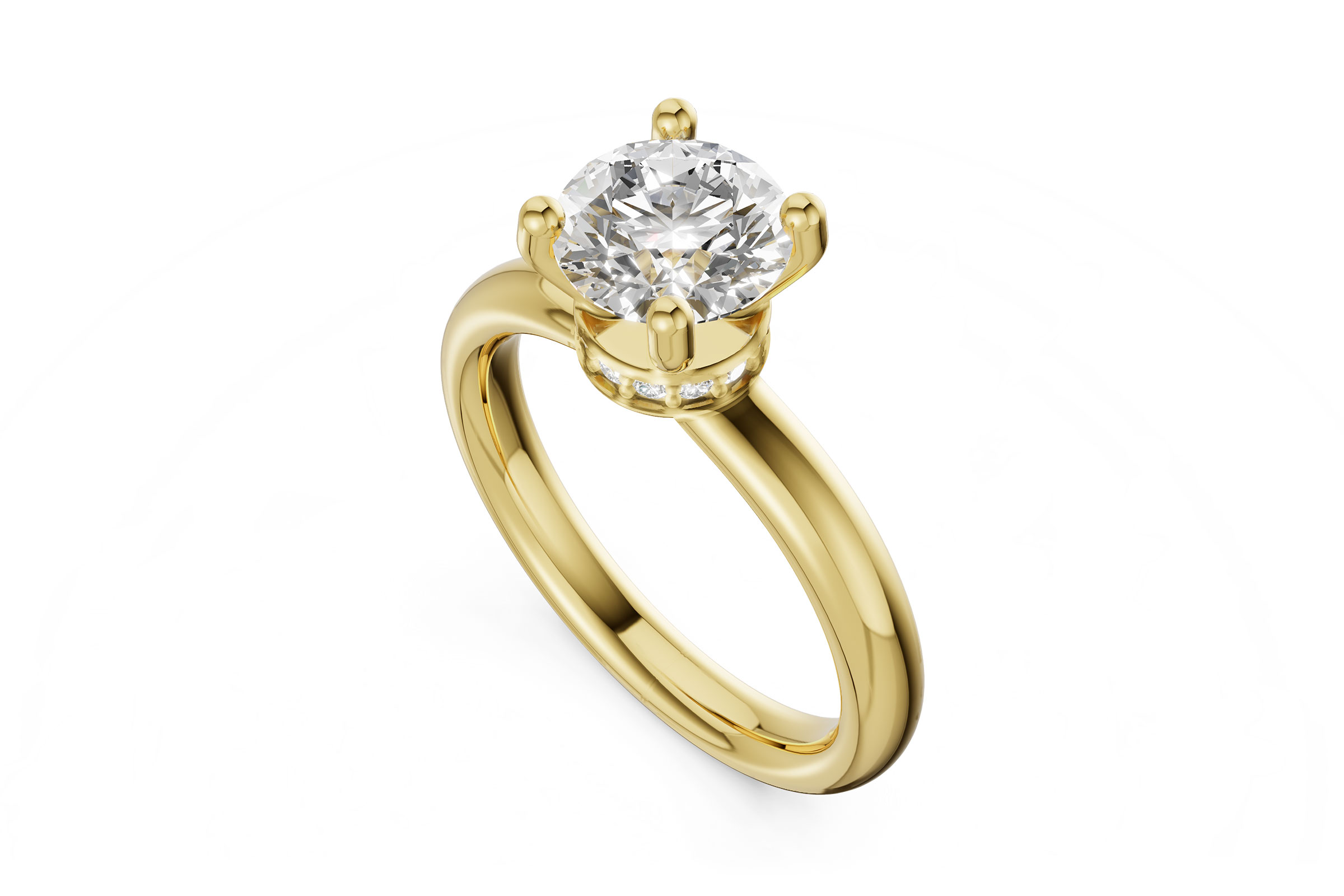 C321-38096: LDS SEMI DIA RG .09 TW