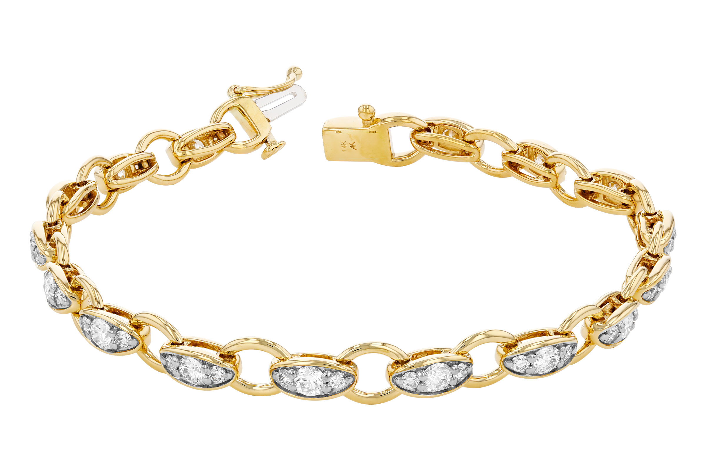 C321-38168: BRACELET 2.20 TW (7")