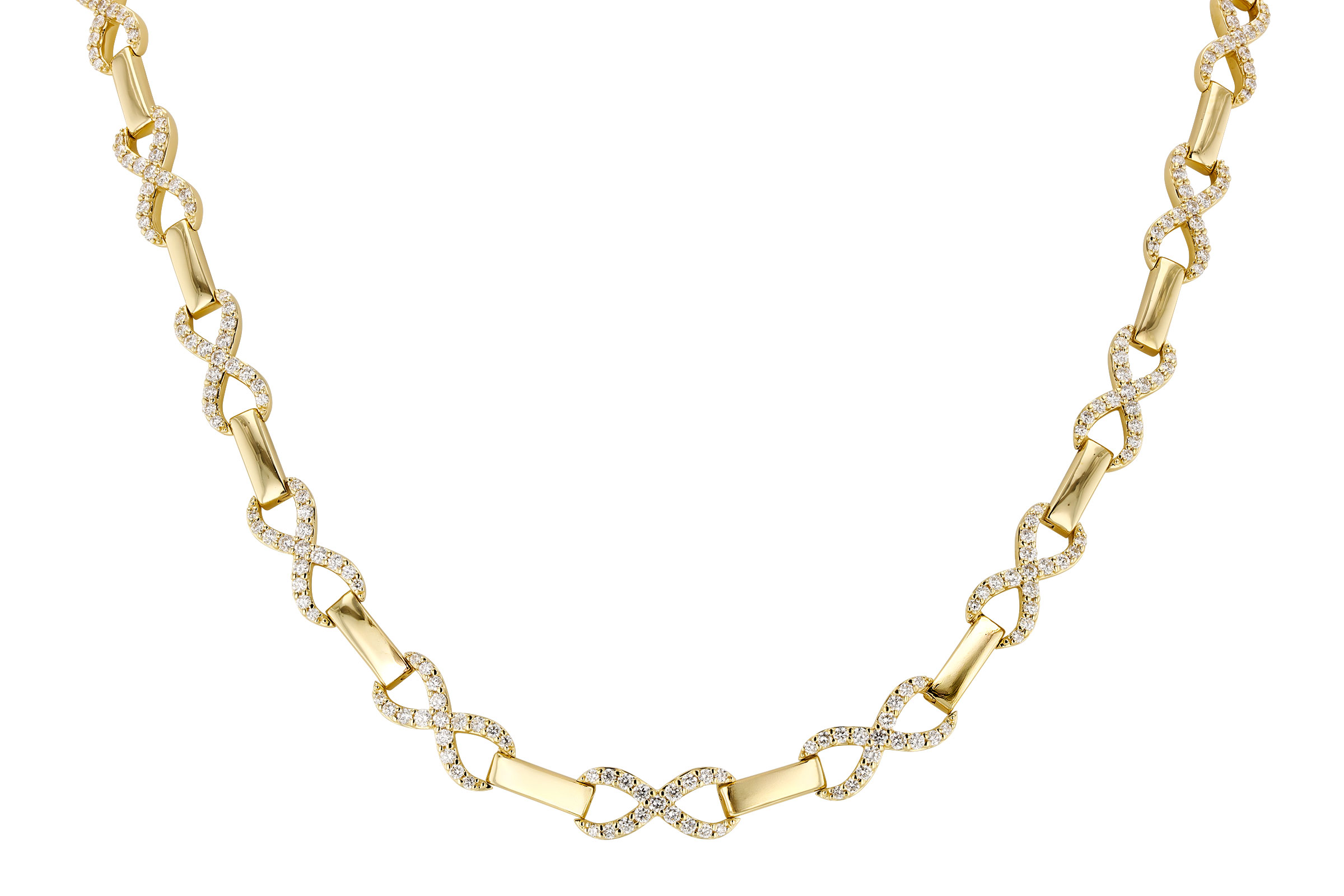 C321-39059: NECKLACE 2.20 TW (17")