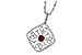 D232-29959: NECKLACE .28 RUBY .34 TGW