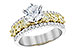 D235-04505: LDS SEMI DIA RG 1.06 YELL DIA 1.50 TW