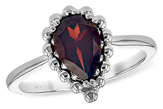 D235-04532: LDS GARNET RING 1.38 CT