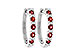 D235-95441: EARR .90 RUBY 1.08 TGW
