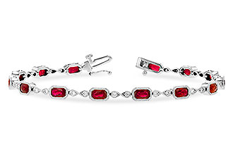 D318-67259: BRACELET 4.50 RUBY 4.82 TGW