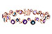 D318-70841: BRACELET 13.90 SEMI-PREC 14.20 TGW