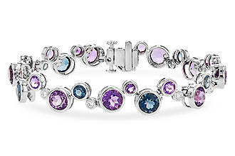 D318-70841: BRACELET 13.90 SEMI-PREC 14.20 TGW
