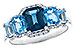 D319-58168: LDS RG 2.15 TW BLUE TOPAZ 2.30 TGW