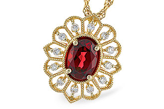 D319-58177: NECK .80 GARNET .92 TGW (7x5MM GAR)