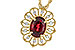 D319-58177: NECK .80 GARNET .92 TGW (7x5MM GAR)