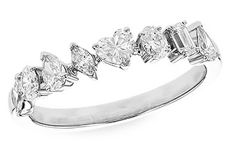 D319-59968: LDS DIA WED RG .69 TW FANCY CUT DIAS