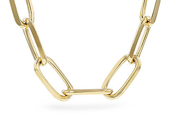 D319-60896: PAPERCLIP XL (18IN, 5.2MM, 14KT, LOBSTER CLASP)