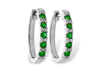 D319-62696: EARR .40 EMERALD .50 TGW