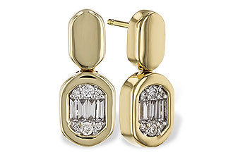 D319-63632: EARRINGS .12 BAG .25 TW