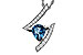 D320-47214: NECK 1.04 LONDON BLUE TOPAZ 1.23 TGW (8x6MM)