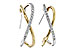 D320-48168: EARRINGS .50 TW