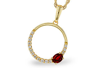 D320-49014: NECKLACE .26 RUBY .41 TGW