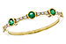 D320-49041: LDS WED RG .11 EMERALD .20 TGW