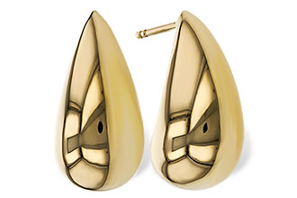 D320-51768: GOLD EARRINGS (20MM)