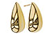 D320-51768: GOLD EARRINGS (20MM)