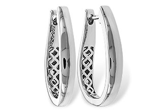D320-51805: GOLD EARRINGS (22MM)
