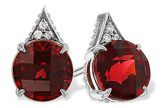 D320-52659: EARR 2.08 TW GARNET 2.10 TGW (6MM RD)