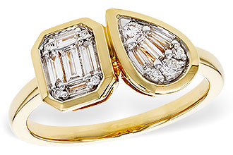 D320-53614: LDS DIA RG .17 TW BAGUETTE .25 TW