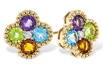 D320-54496: EARRINGS 1.88 SEMI-PREC (AMY,BT,CIT,PER) 1.93 TGW