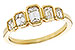 D320-54514: LDS DIA WED RG .90 TW EMERALD CUTS