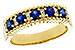 D320-54523: LDS WED RG .64 TW SAPPHIRE .76 TGW