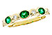 D321-37250: LDS WED RG .43 EMERALD .56 TGW