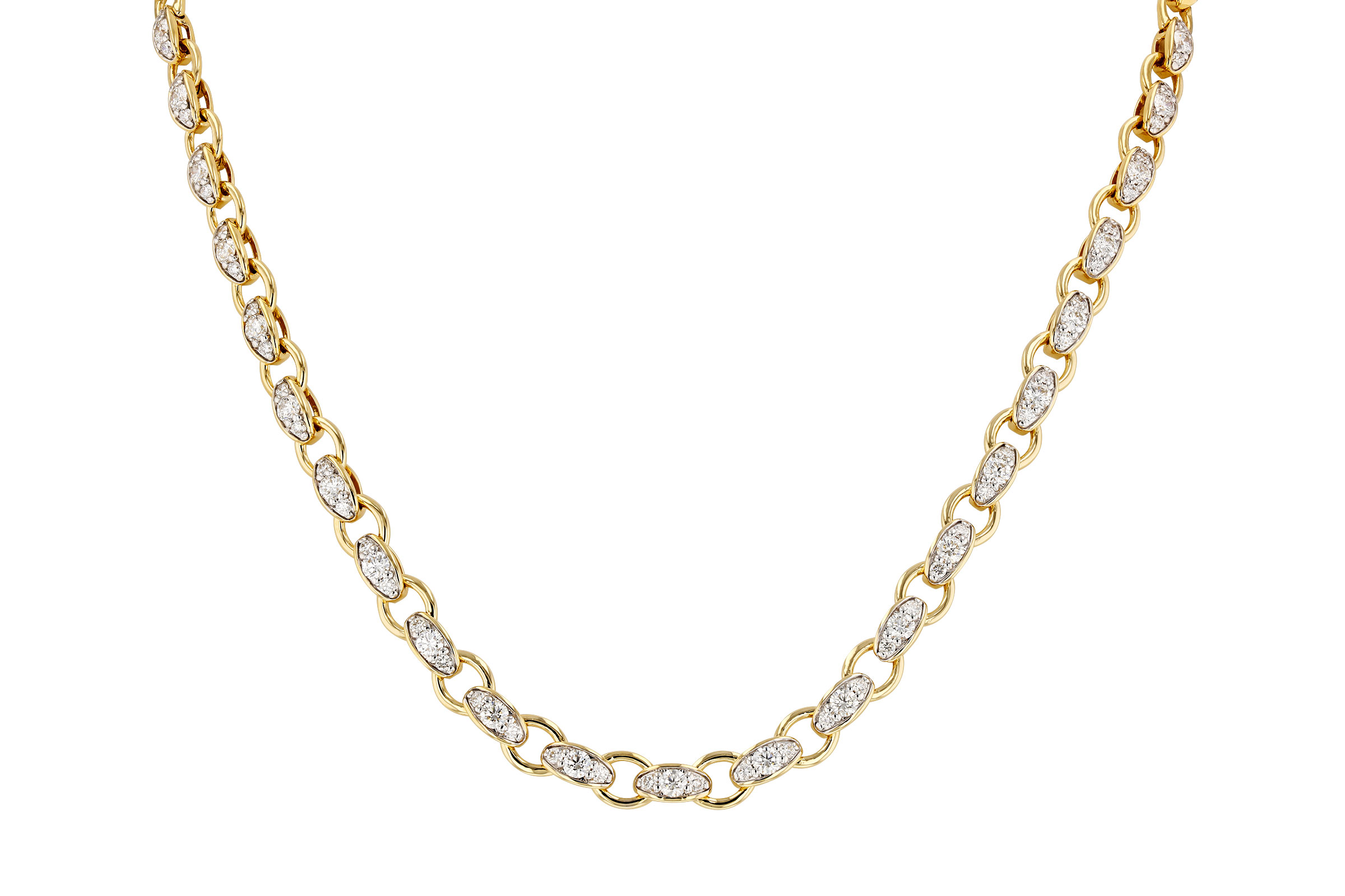 D321-39014: NECKLACE 3.18 TW (17.25")