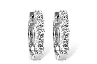 E231-39923: EARRINGS .50 TW
