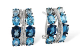 E233-23577: EARR 6.22 BLUE TOPAZ 6.46 TGW
