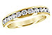 E234-17241: LDS WED RG .75 TW (12 STONES)