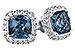 E235-01750: EARR 2.14 LONDON BLUE TOPAZ 2.40 TGW (6MM LBT)