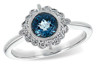 E235-01759: LDS RG .93 BLUE TOPAZ 1.05 TGW