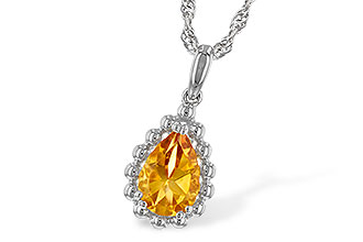 E235-04523: NECKLACE 1.06 CT CITRINE