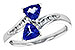E235-91814: LDS RG .77 TW TANZANITE .90 TGW