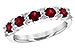 E235-92723: LDS WED RG .88 RUBY 1.12 TGW