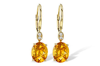E235-99914: EARR 3.20 TW CITRINE 3.25 TGW (9x7MM CIT)