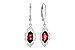 E318-71814: EARR 1.10 TW GARNET 1.25 TGW