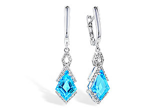E319-57223: EARR 2.72 TW BLUE TOPAZ 2.90 TGW