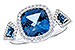 E319-58123: LDS RG 2.46 TW LONDON BLUE TOPAZ 2.72 TGW