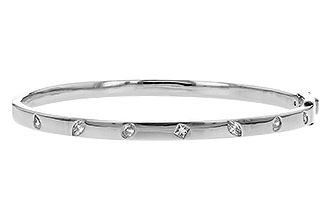 E319-61768: BANGLE .35 TW FANCY CUT DIAMONDS