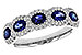 E319-62677: LDS WED RG 1.42 SAPPHIRE 1.75 TGW