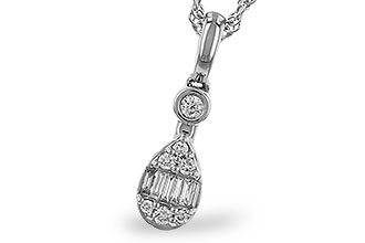 E320-47186: NECKLACE .05 BAG .14 TW
