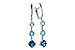 E320-47250: EARRINGS 2.41 TW BLUE TOPAZ 2.45 TGW