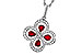 E320-48141: NECKLACE .68 RUBY TW .96 TGW
