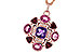 E320-49005: NECKLACE 2.76 SEMI-PREC (AM,GT,PT) 2.82 TGW